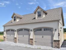 24' x 36' 3-Car Classic 2-Story Garage in Lancaster County