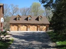 30x44 2-Story, 4-Car Custom Garage with Mushroom Board in NJ