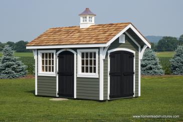 8' x 12' Garden Series A Frame Shed (LP Lap Siding)