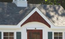 A-Frame Dormer with Arched Shake Front