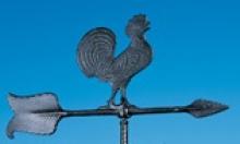 Black Rooster Weathervane