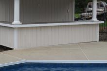 Bar Front with Vinyl Board & Batten Siding