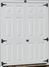 Double Fiberglass Door