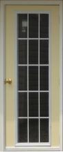 Single House Door with 15 Lite Single House Door with 15 Lite