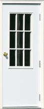 Single House Door with 9 Lite Single House Door with 9 Lite