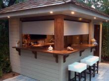 Custom Backyard Bar Shed