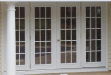 10' Quad House Door with 15 Lite Windows