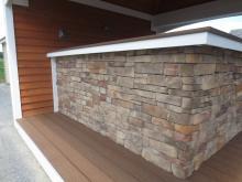 Bar Front with Ledgestone Stone Veneer