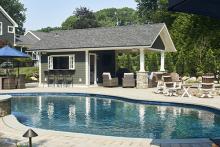 Poolside bar