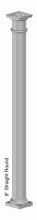 8" Round Vinyl Column 8" Round Vinyl Column