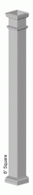 8" Square Vinyl Column 8" Square Vinyl Column