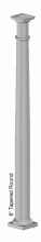 8" Round Tapered Vinyl Column 8" Round Tapered Vinyl Column
