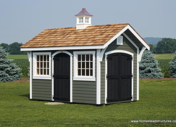 8' x 12' Garden Series A Frame Shed (LP Lap Siding)