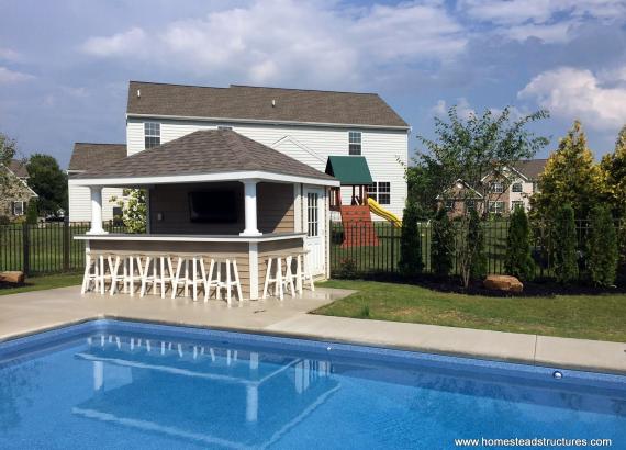 10 x 12 Siesta with Hip Roof & LP Lap Siding