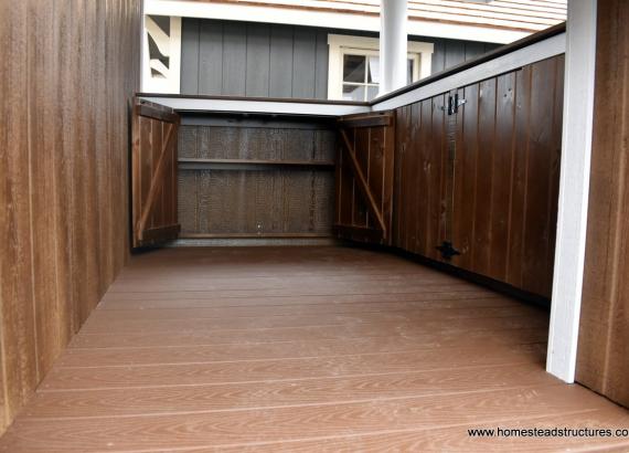 10x12 Siesta bar cabinets in special stain