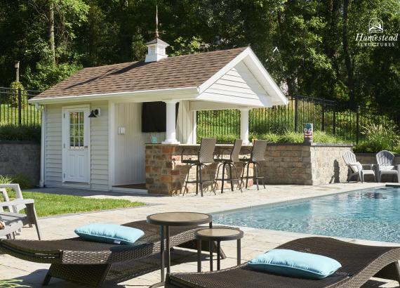 10' x 14' A-Frame Siesta Poolside Bar in NJ