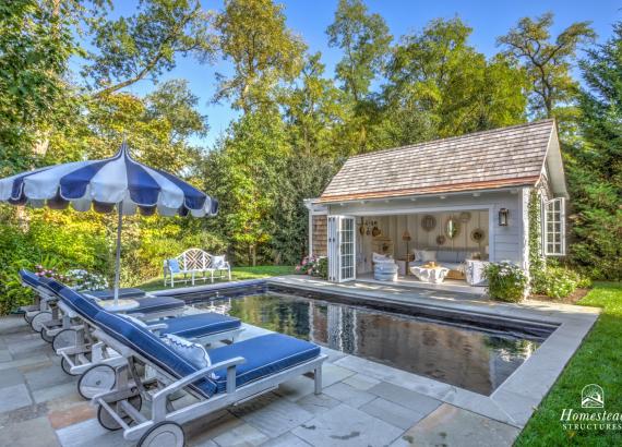 10' x 18' Liberty Pool House Cottage with Outdoor Shower in Pittsburgh, PA