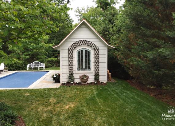 10' x 18' Liberty Pool House with Outdoor Shower in Pittsburgh, PA
