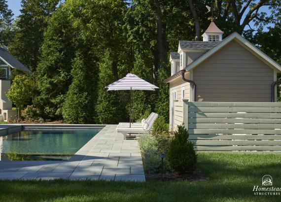 10' x 24' Custom Century Pool House in Doylestown PA