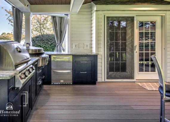 10' x 7' Danver Outdoor Kitchen on Patio Pavilion in West Chester PA