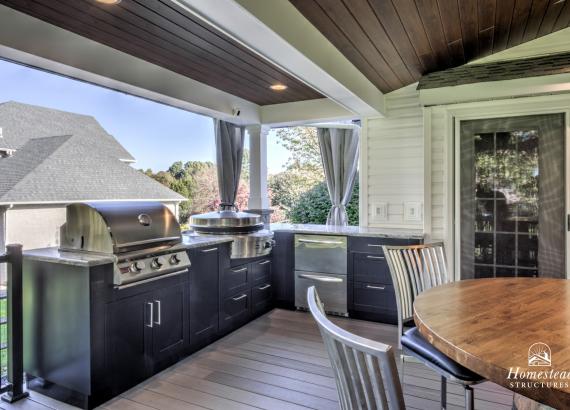 10' x 7' Danver Outdoor Kitchen on Patio Pavilion in West Chester PA