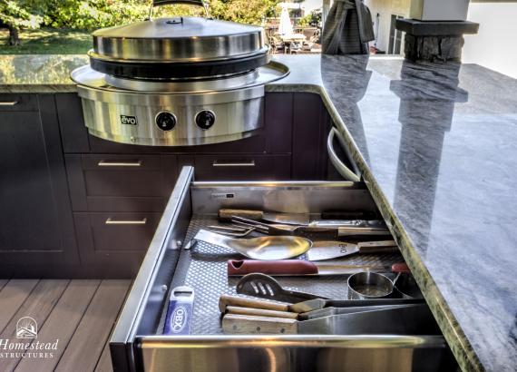 10' x 7' Danver Outdoor Kitchen on Patio Pavilion in West Chester PA