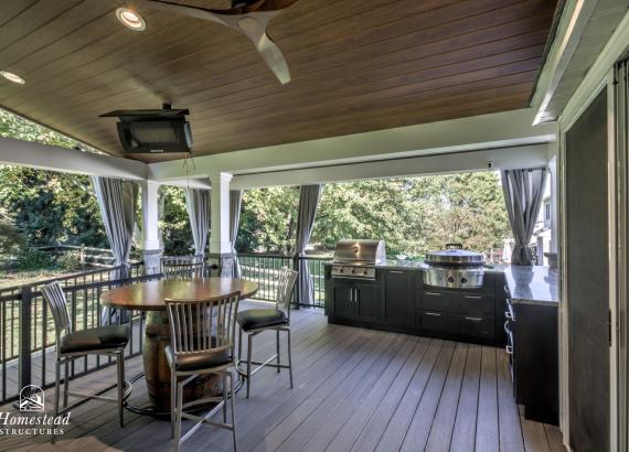 10' x 7' Danver Outdoor Kitchen on Patio Pavilion in West Chester PA