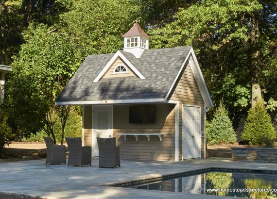 12' x 14' Custom Heritage Liberty Pool House