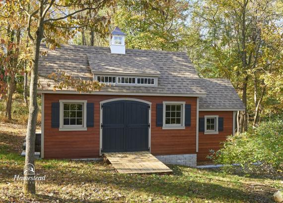 12' x 20' Liberty A-Frame Shed with attached 8' x 8' Liberty mini shed in MD