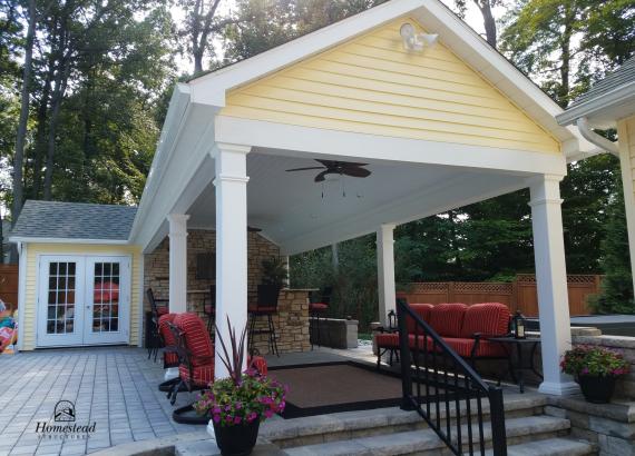 12' x 20' by 12' x 29' L-Shaped Custom Pool House in Coatesville PA