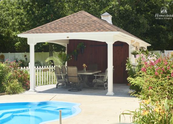 Double-sided 12' x 24' Custom Avalon Pool House Cape May Court House, NJ