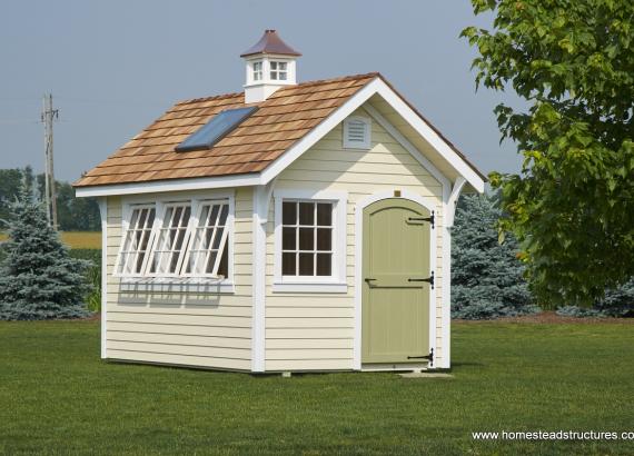 8' x 12' Garden Series A Frame Shed (LP Lap Siding)