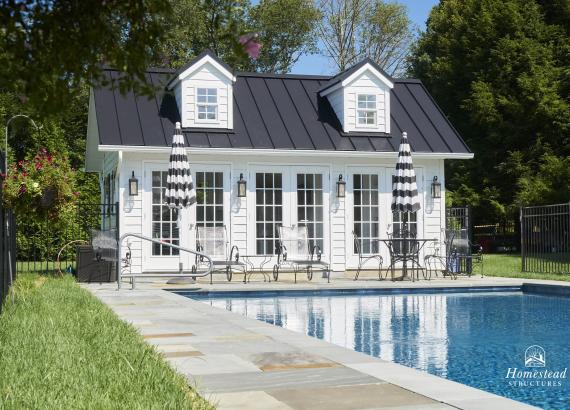 13' x 21' Custom Century Pool House in West Chester PA