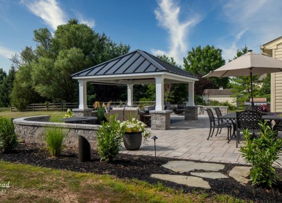 14' x 16' Vintage Pavilion with ceiling heaters in Schwenksville, PA