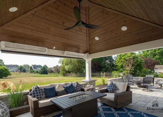 14' x 16' Vintage Pavilion with ceiling heaters in Schwenksville, PA