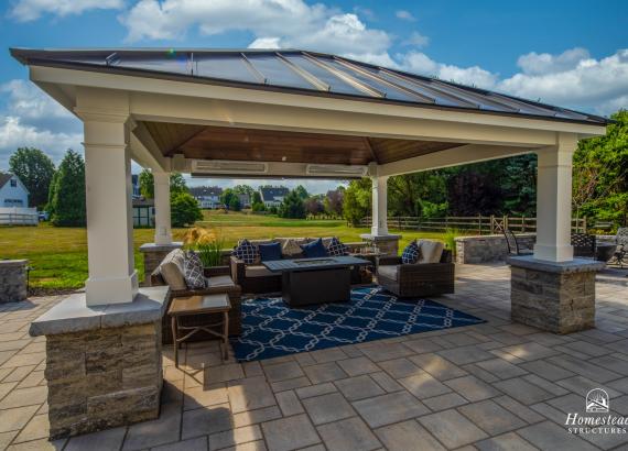 14' x 16' Vintage Pavilion with ceiling heaters in Schwenksville, PA