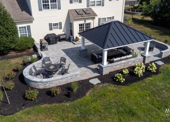 14' x 16' Vintage Pavilion with ceiling heaters in Schwenksville, PA