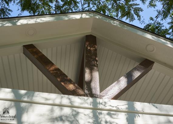 14' x 20' Vintage A-Frame Pavilion with Maple Leaf Gable in Lower Salford Township PA