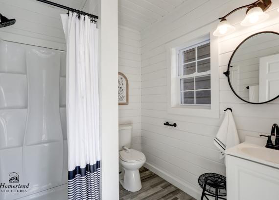 Bathroom of 14' x 22' Century A-Frame Pool House in New Holland PA