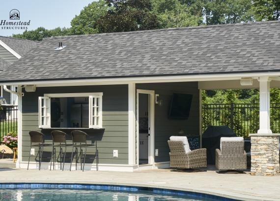 14' x 24' A-Frame Avalon Pool House in West Nyack, NY