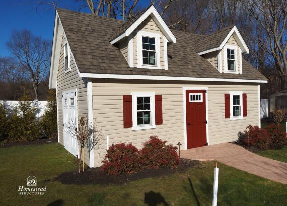 14' x 24' Liberty A-Frame Office Shed in NY