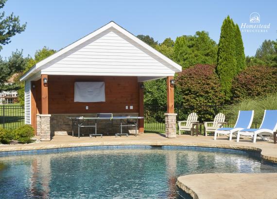 16' x 17' A-Frame Avalon Pool House in PA