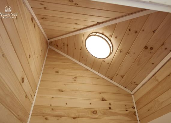 Bathroom ceiling photo of 16' x 24' Avalon Pool House with Bar in Lower Gwynedd PA