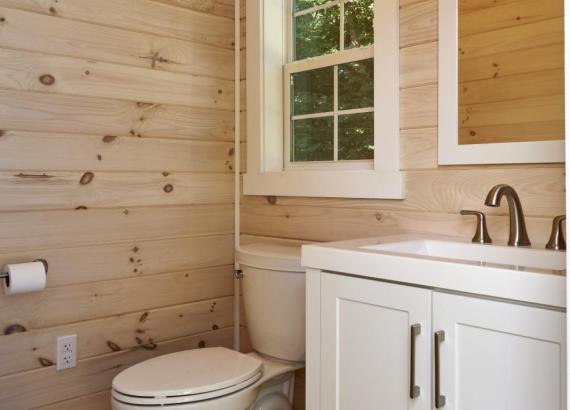 Bathroom photo in 16' x 24' Avalon Pool House with Bar in Lower Gwynedd PA