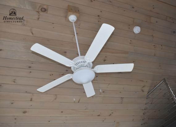 Ceiling Fan of 17' x 18' Custom Heritage Pool House Display in New Holland, PA