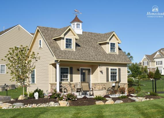 17' x 24' Custom Liberty A-Frame Pool House in Bethlehem PA