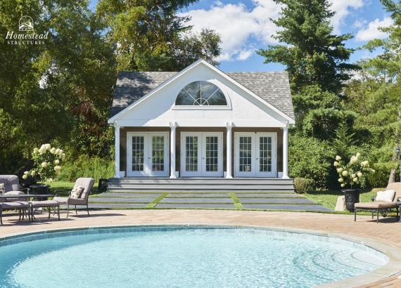 17' x 26' Custom Heritage Liberty Pool House in Long Island