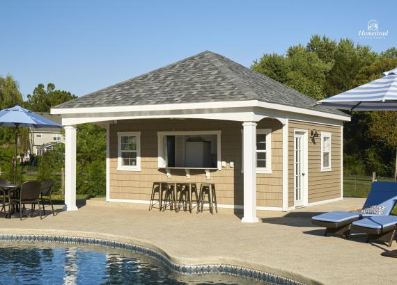 18x20 Custom Avalon Pool House in Royersford, PA