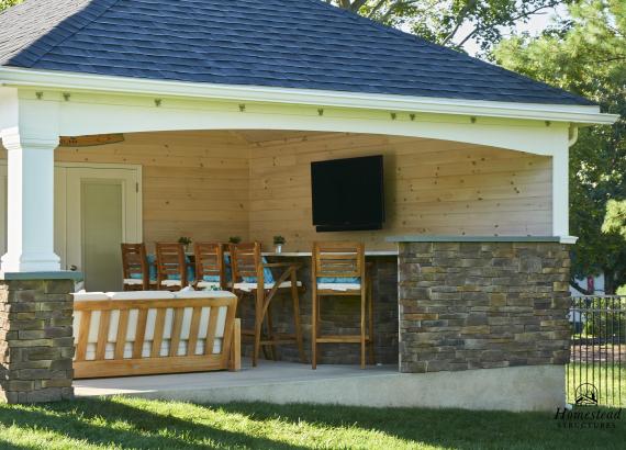 18' x 24' Hip Roof Avalon Pool House in Harleysville PA