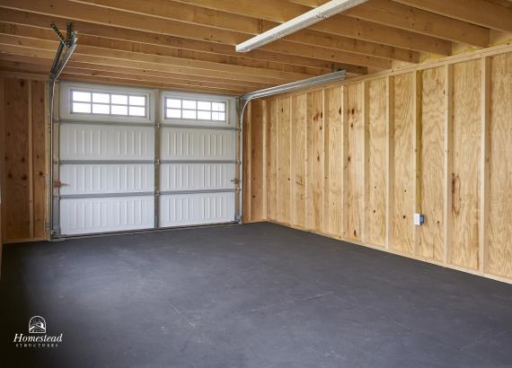 1st floor of 2 Story Liberty Garage with Rhino Flooring